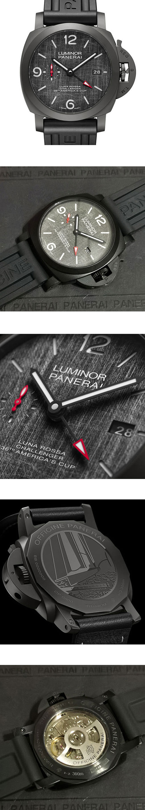 パネライPAM01036ルミノール1950 ＧＭＴ レプリカ時計【30気圧】